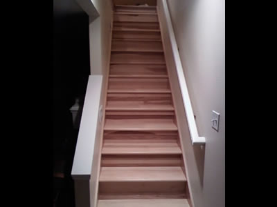 Hickory staircase